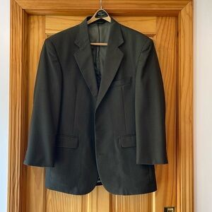 Cellini Men’s Suit Sport Jacket Coat Brown Black Blazer 40R